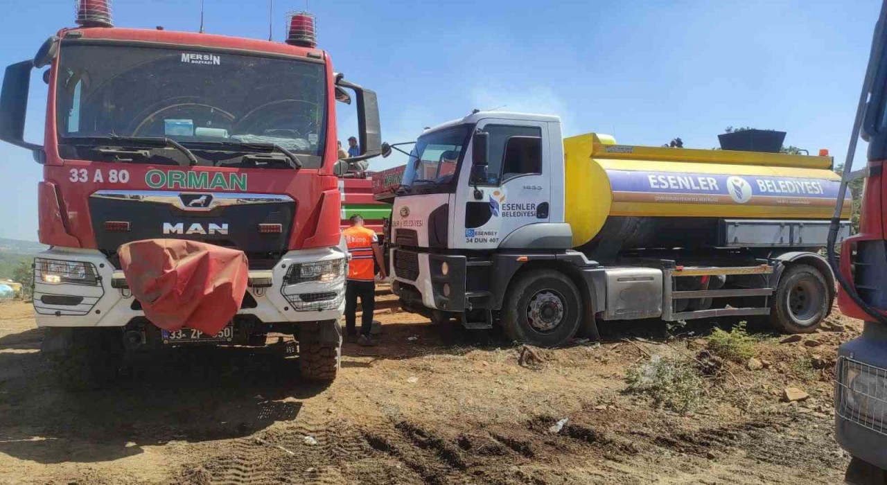 Esenler Belediyesinden Bursadaki yangına anında müdahale