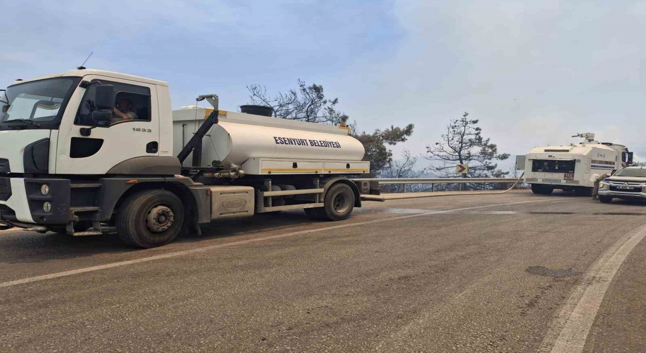 Esenyurt Belediyesinden Bursadaki orman yangını söndürme çalışmalarına destek