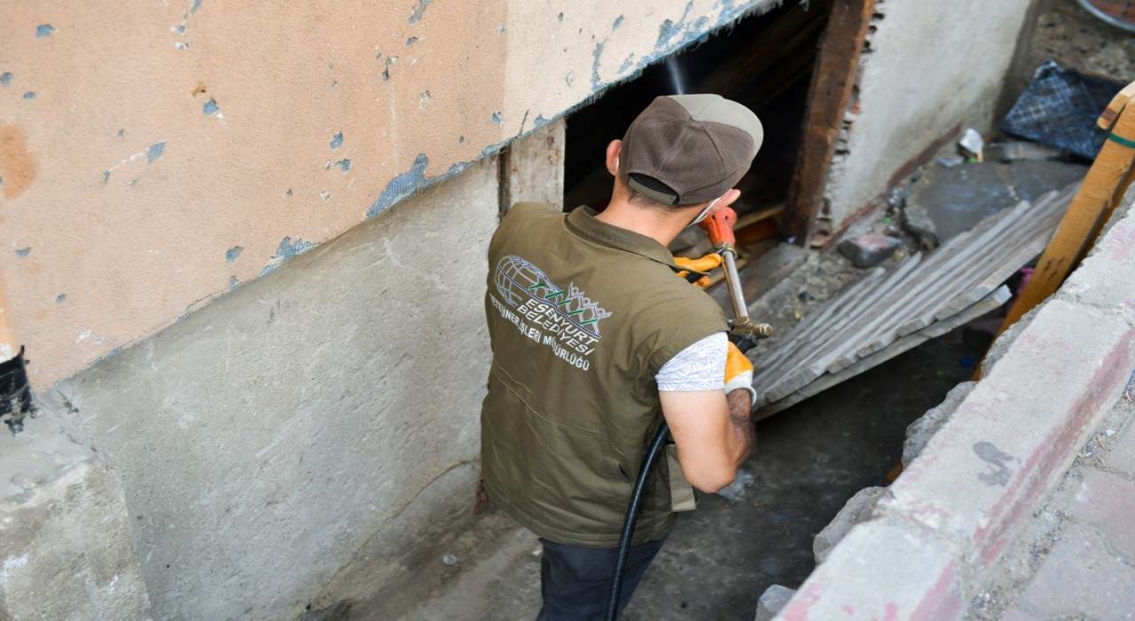 Esenyurt Belediyesinden fare ve haşerelere karşı yoğun mücadele