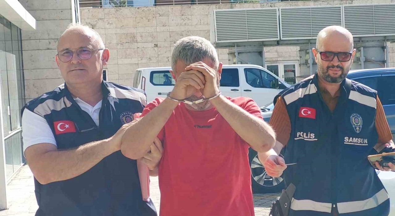 Eşini ve kızını hastanelik etti, polise bıçak çekip direndi