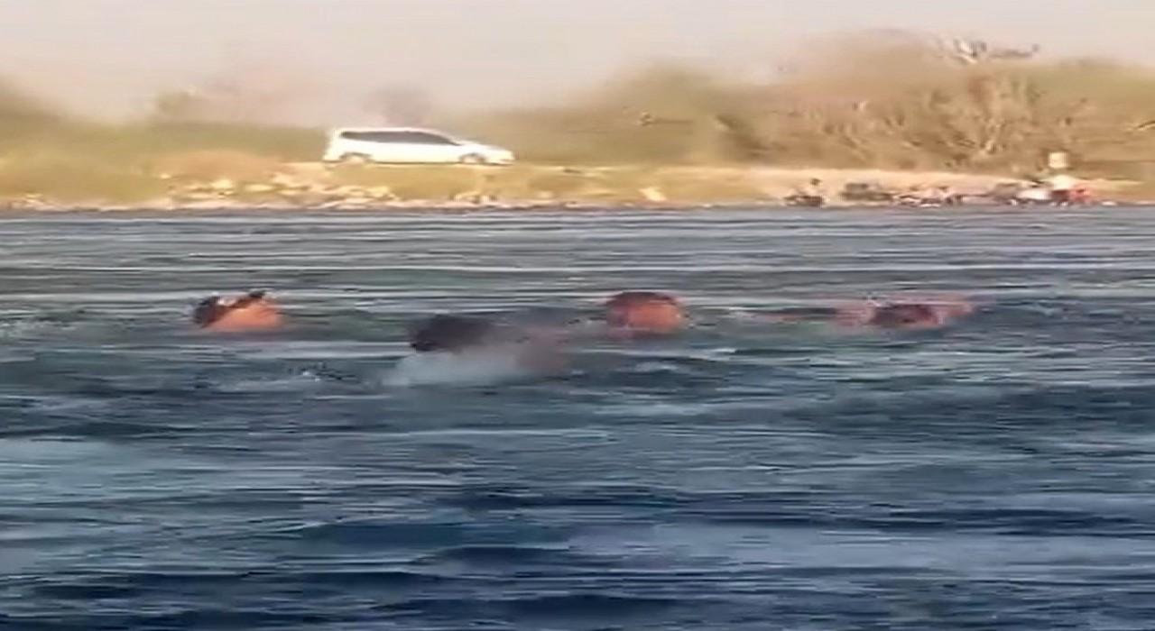 Fırat Nehrinde 3 kişi boğulmaktan son anda kurtardı