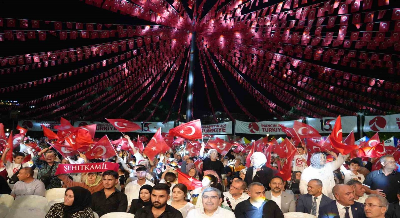 Gaziantepte 15 Temmuz Demokrasi ve Milli Birlik Günü anma programı