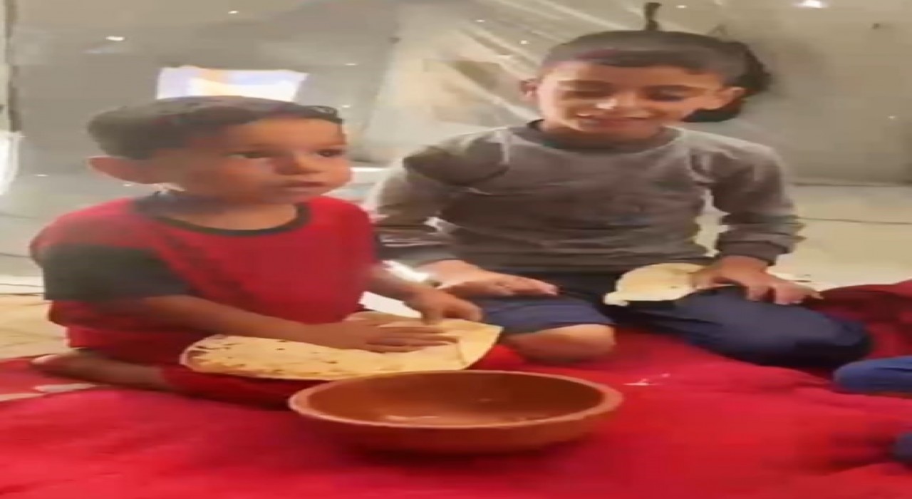 Gazzede 7 ay sonra sofraya gelen et sevindirdi