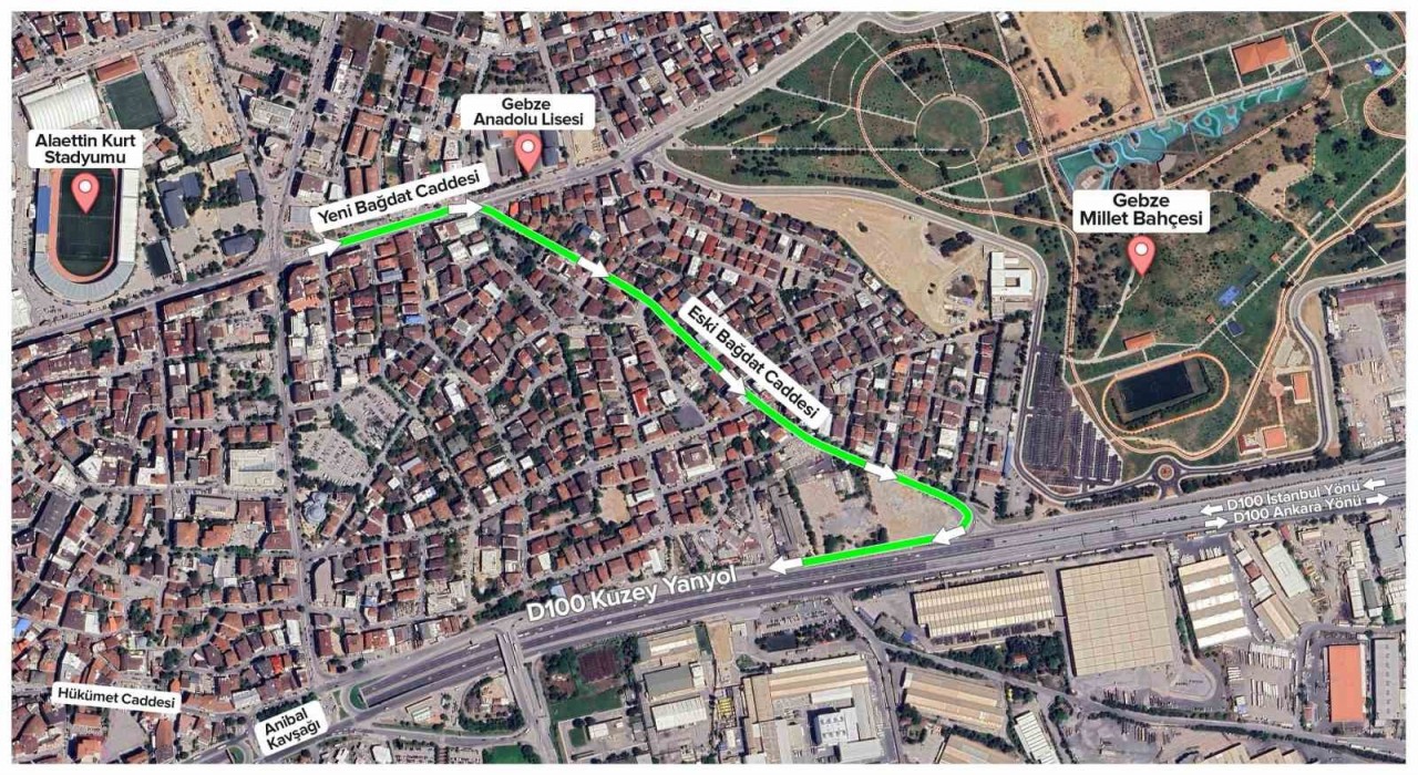 Gebzede yeni trafik dolaşım planı hayata geçiyor