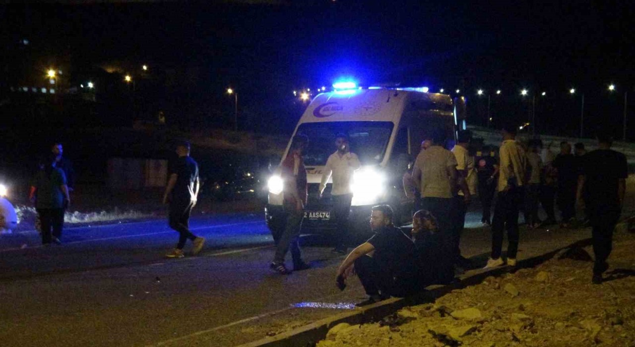 Gercüşte feci kaza: Motosiklet sürücüsünün bacağı koptu