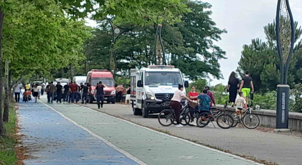 Giresunda boğulma tehlikesi geçiren şahıs hastaneye kaldırıldı