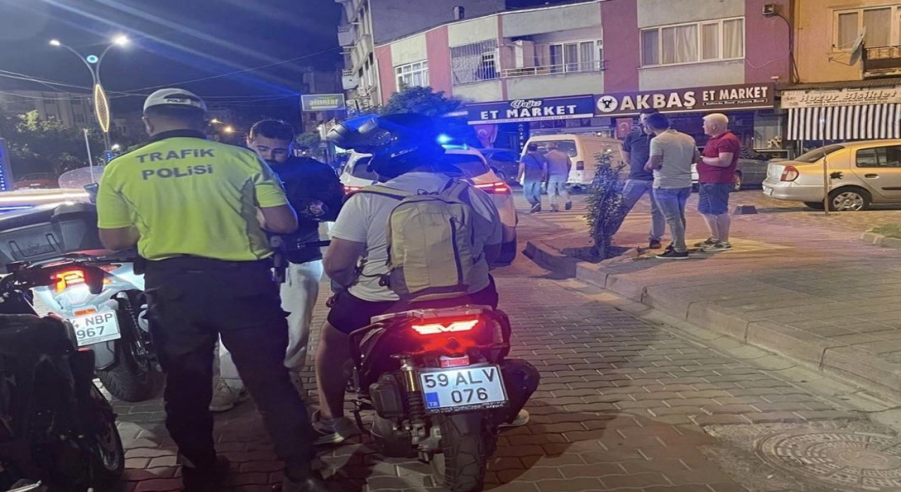 Gönende yoğun trafik denetimi