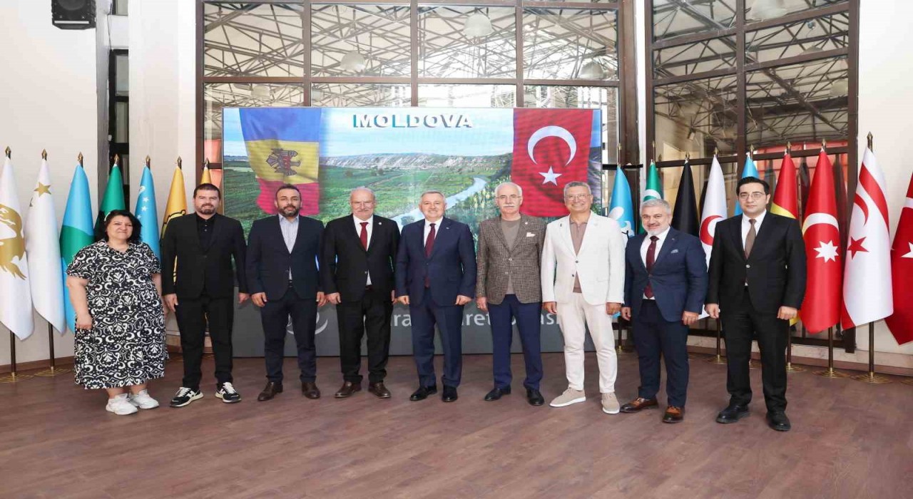 Görev süresinin sonuna yaklaşan Moldova Büyükelçisi Dmitri Croitordan ATO Başkanı Barana veda ziyareti