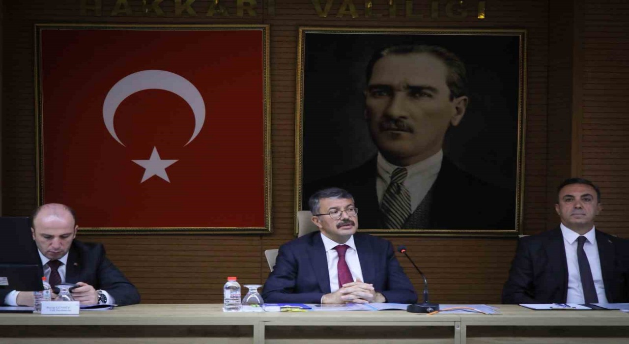 Hakkaride İl Koordinasyon Kurulu Toplantısı yapıldı