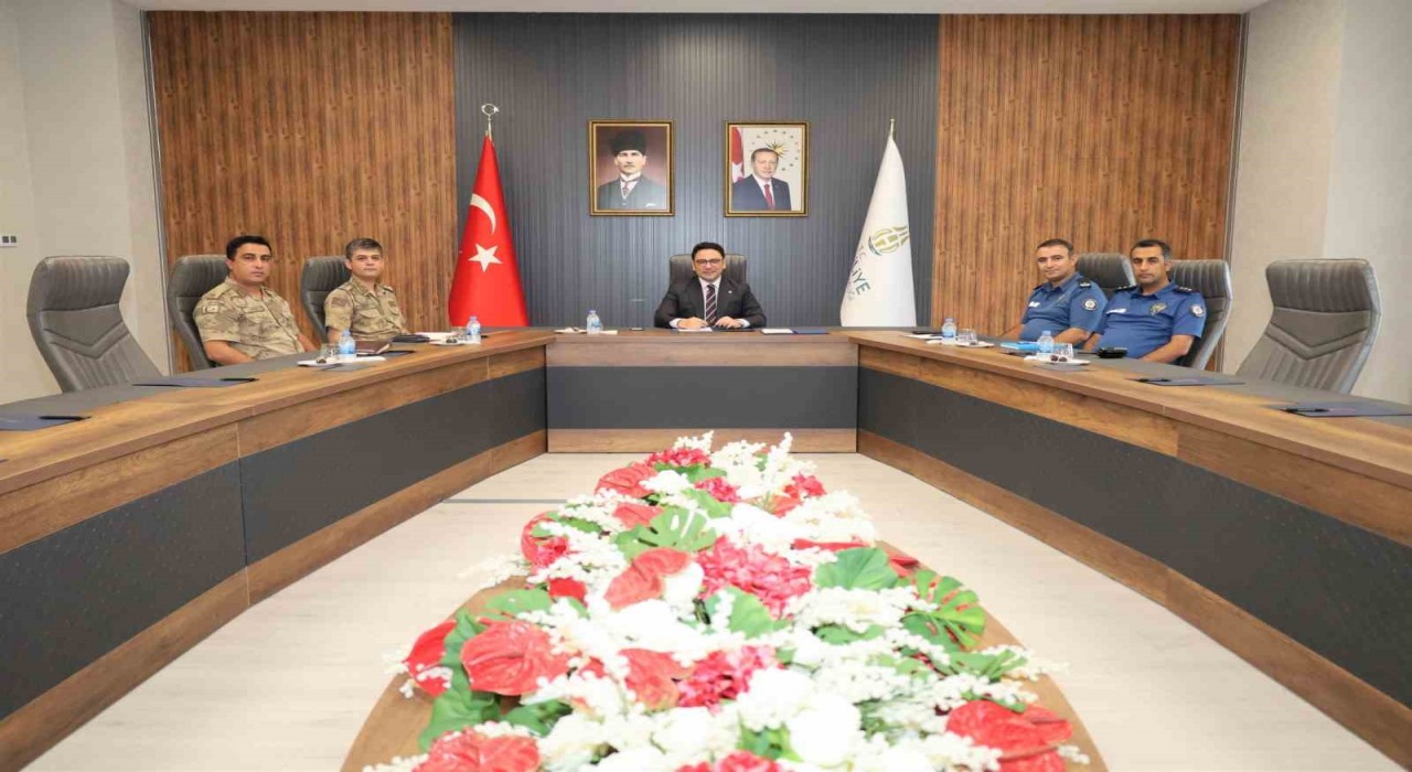 Haliliyede asayiş ve güvenlik toplantısı düzenlendi