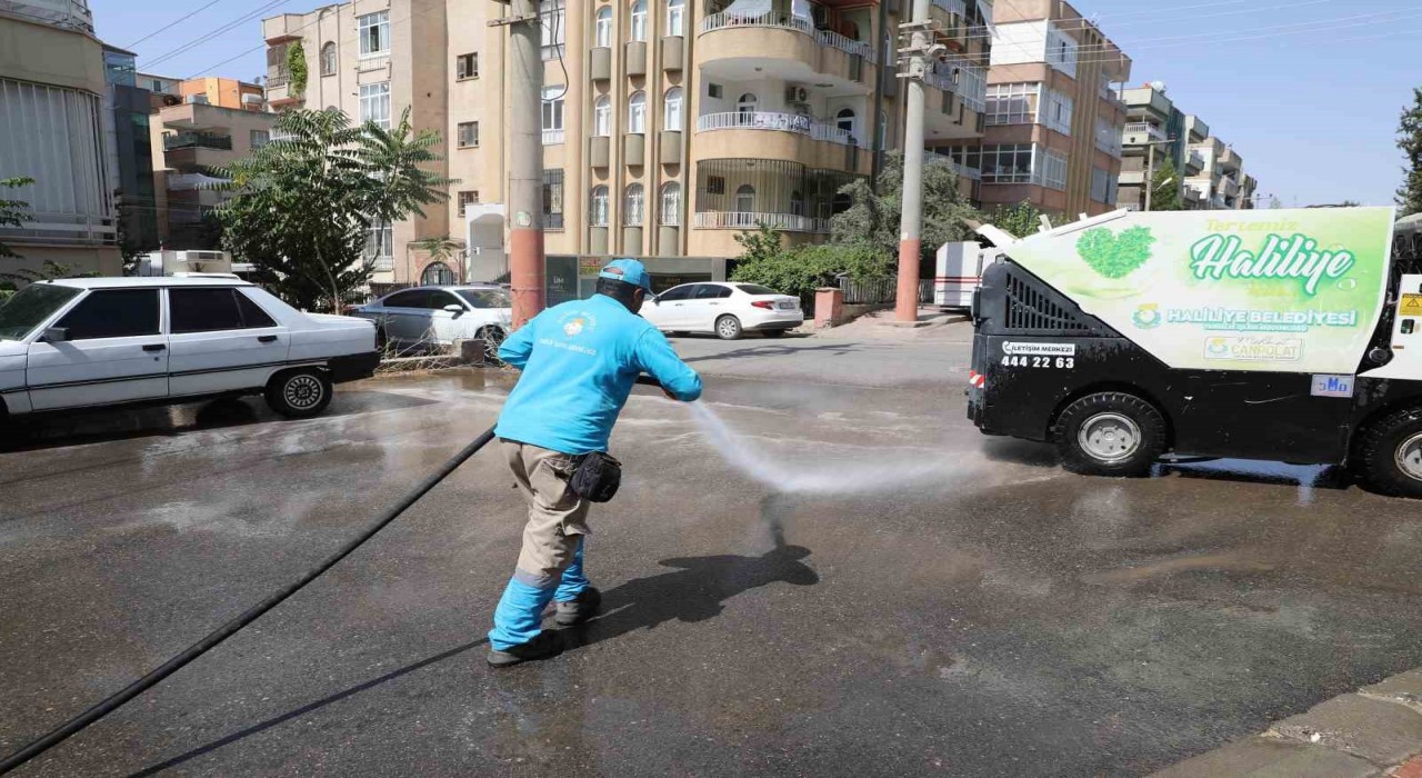 Haliliyede temizlik seferberliği sürüyor