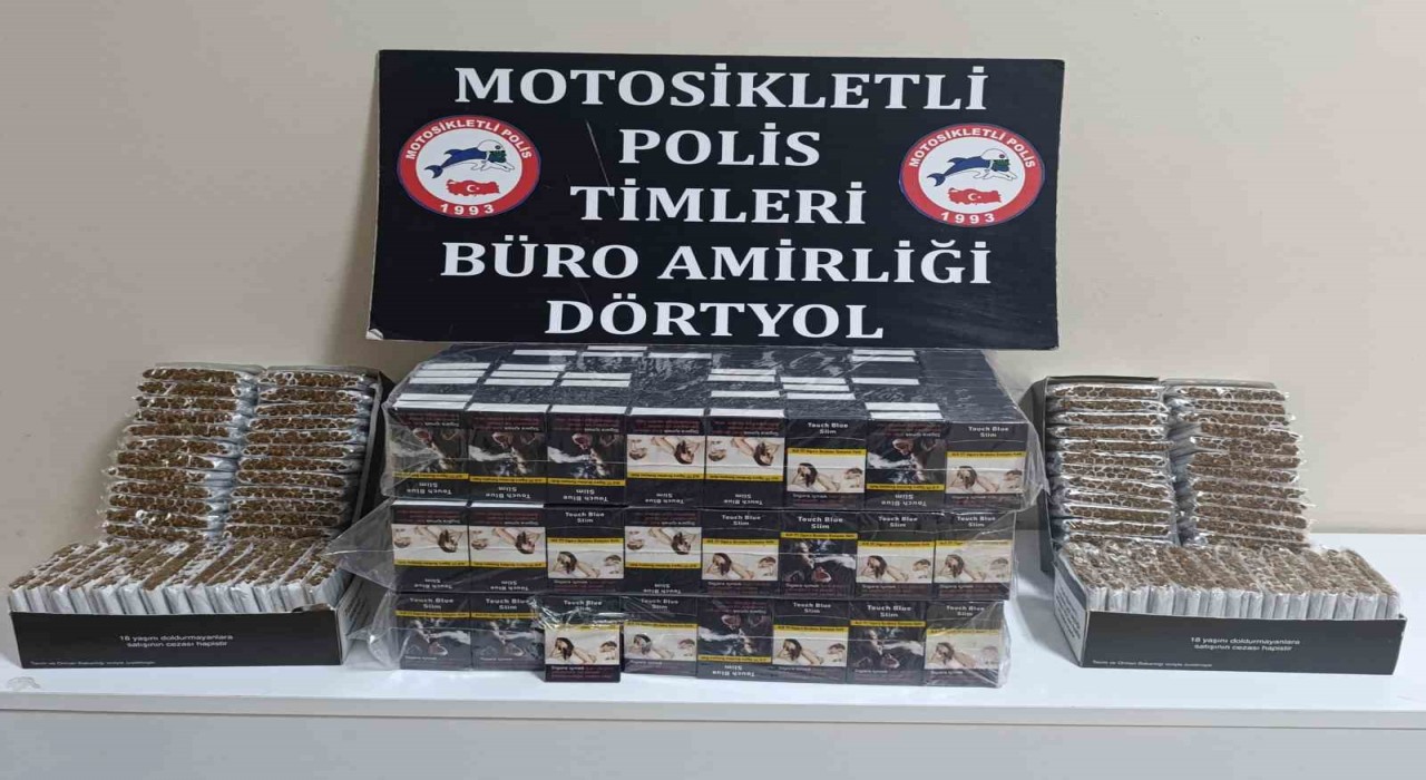 Hatayda gümrük kaçağı sigara operasyonu