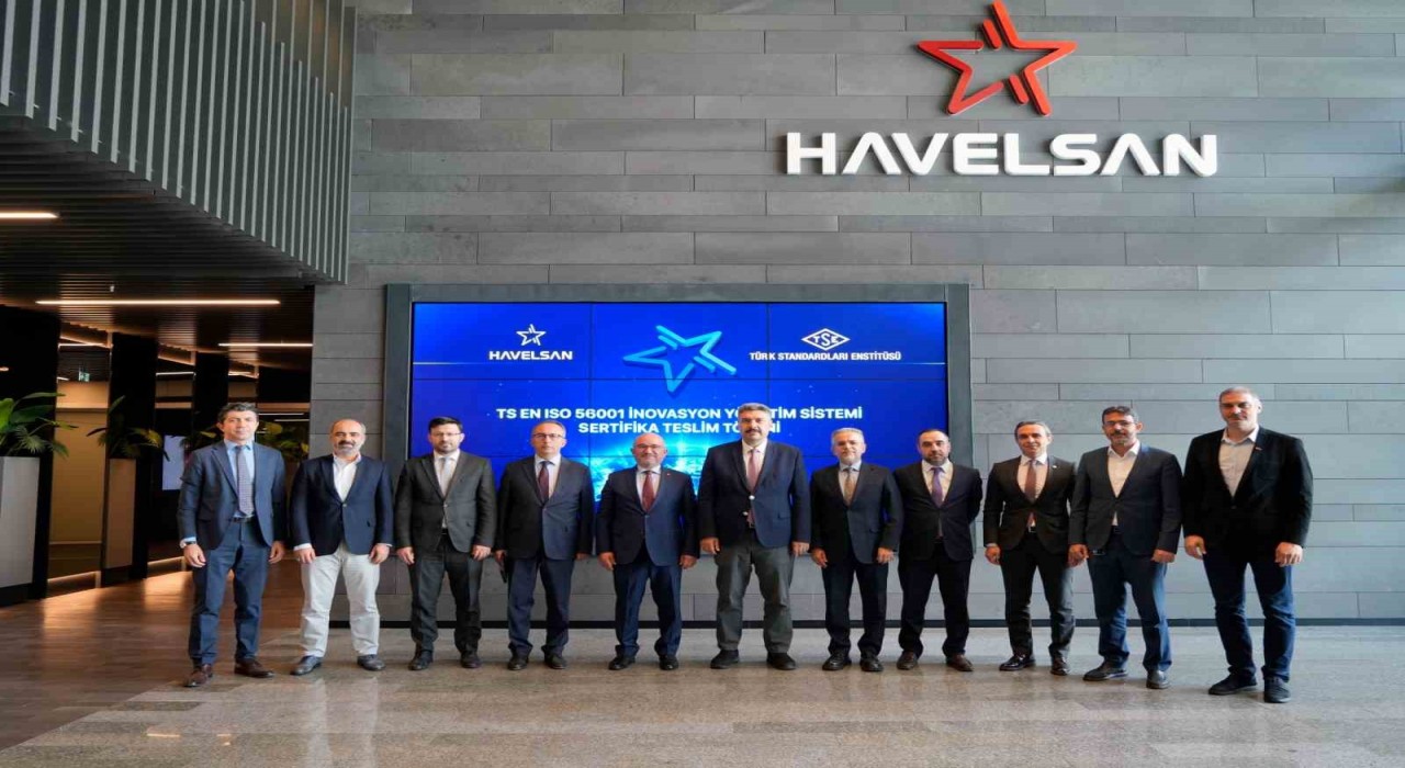 HAVELSAN, yazılım alanında TSE EN ISO 56001 Belgesini alan ilk savunma sanayi şirketi oldu