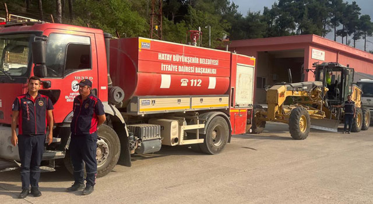 HBB, Suriye Sınırındaki Orman Yangına Müdahale Etti