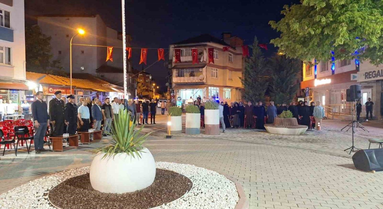 Hisarcıkta 15 Temmuz Şehitleri Anma, Demokrasi ve Milli Birlik Günü programı