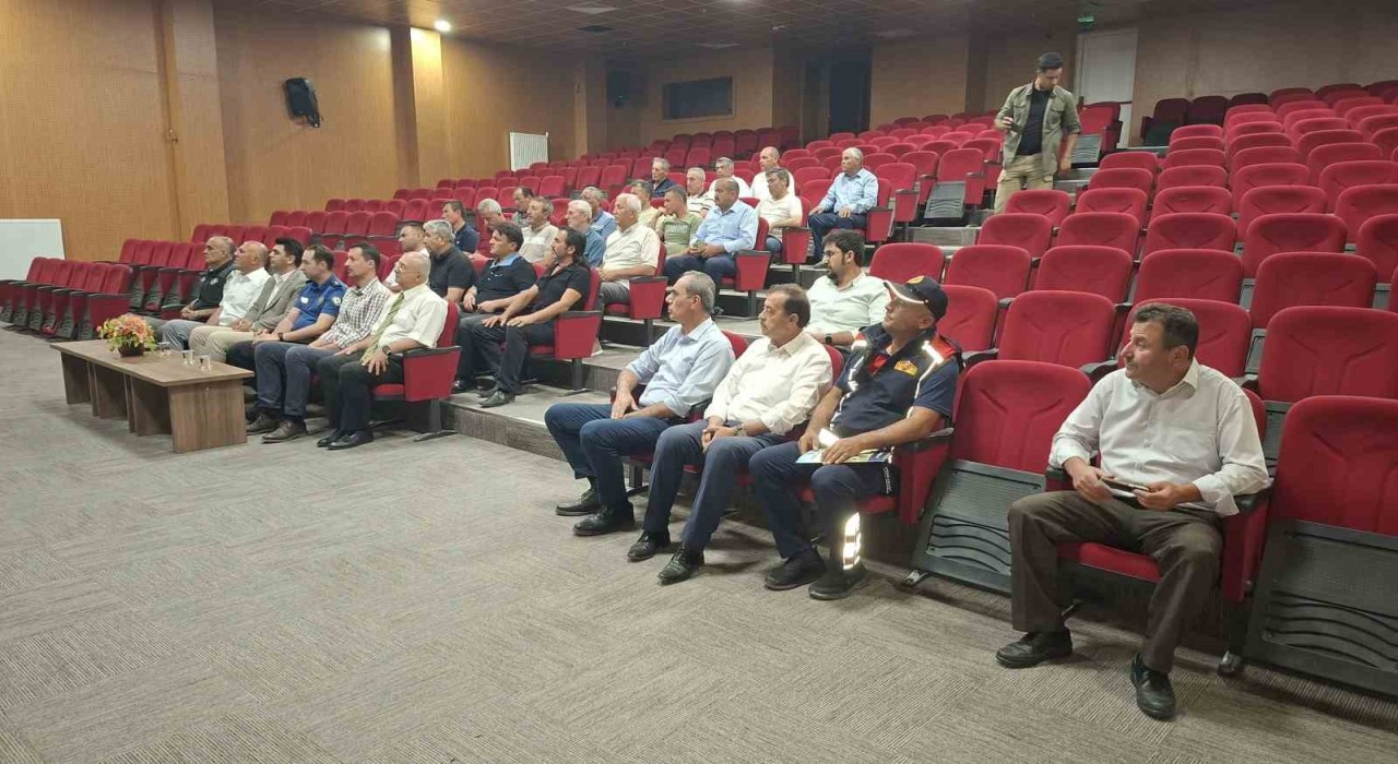 Hisarcıkta yangın eğitimi