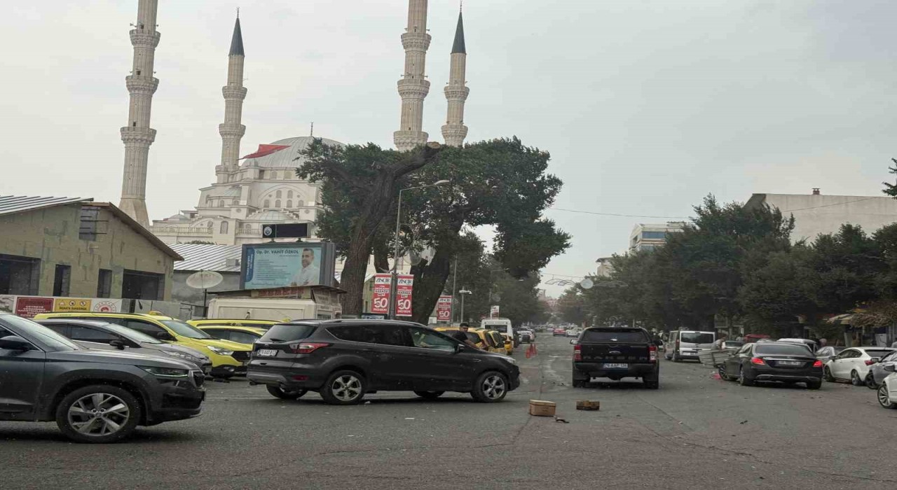 Iğdırda etkili olan fırtına hayatı olumsuz etkiledi