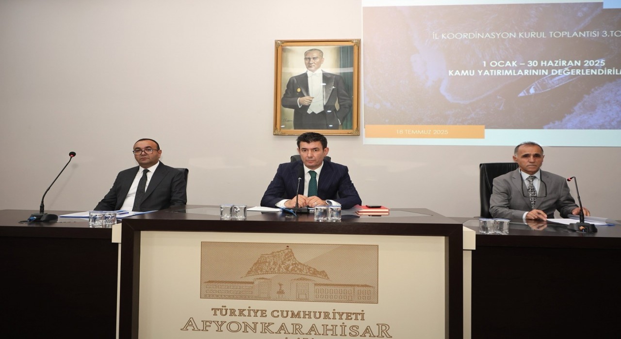 İl koordinasyon kurulu toplandı