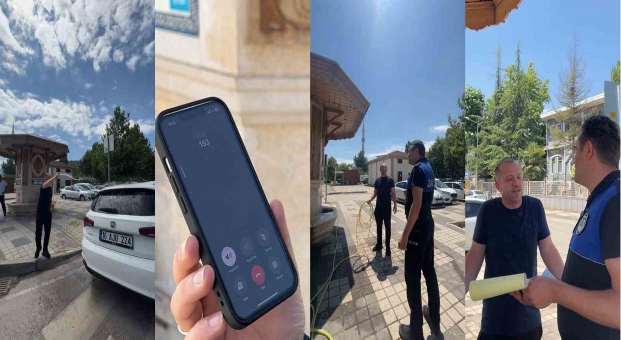 İnegöl Belediyesinden su israfına karşı etkili mesaj