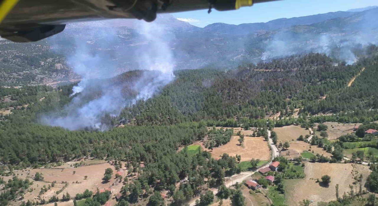 Ispartadaki orman yangını kontrol altına alındı