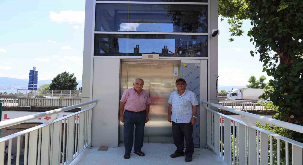 İzmit Tren Garındaki asansör hizmete alındı
