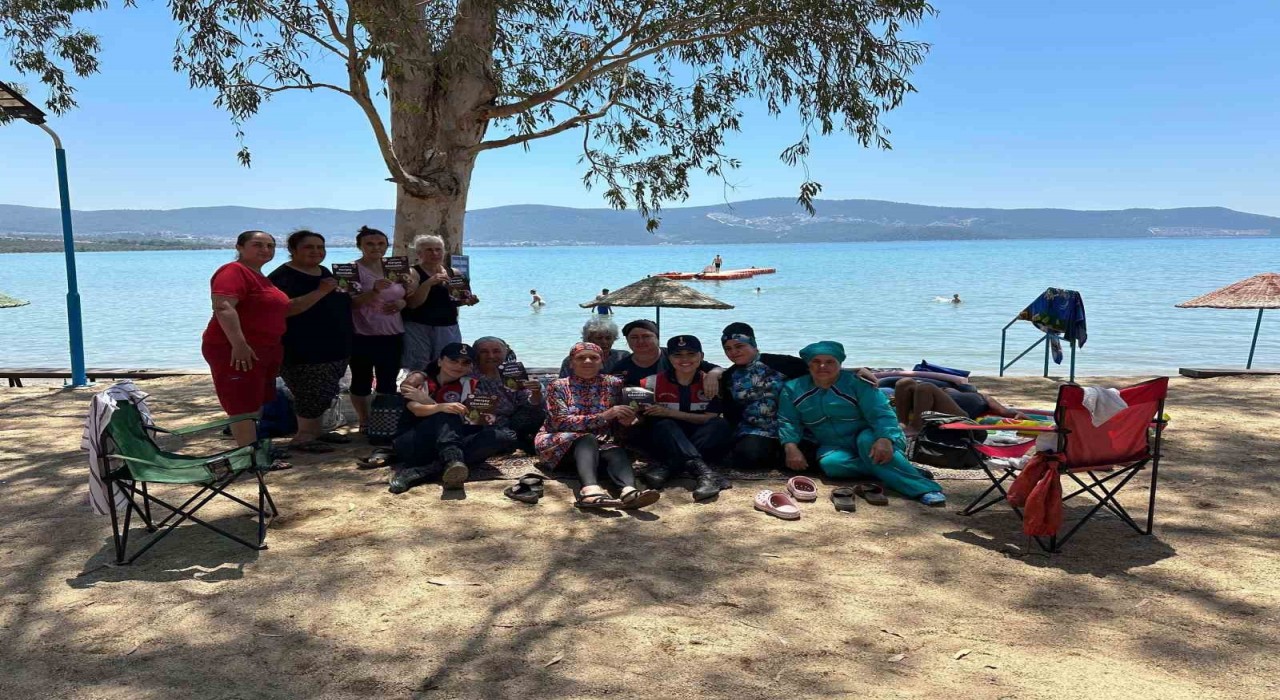 Jandarmadan Didimde vatandaşlara orman yangını bilgilendirmesi