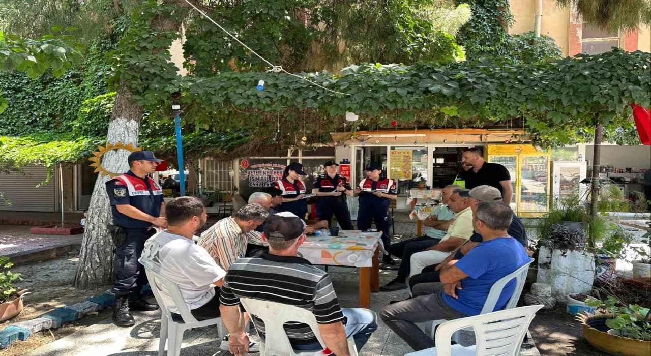 Jandarmadan Koçarlıda vatandaşlara bilgilendirme