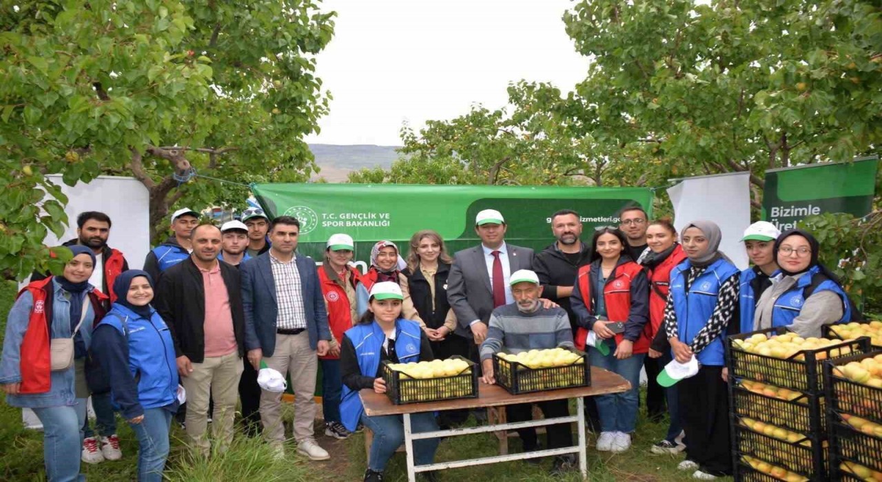 Kağızmanda gençler üretime katılıp geleceğe iz bıraktılar