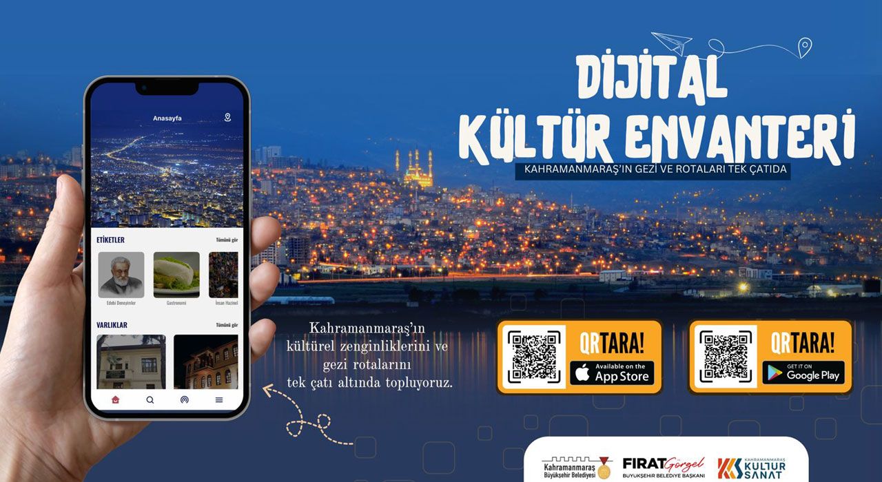 Kahramanmaraş’ta “Dijital Kültür Envanteri” Uygulaması Kullanıma Sunuldu