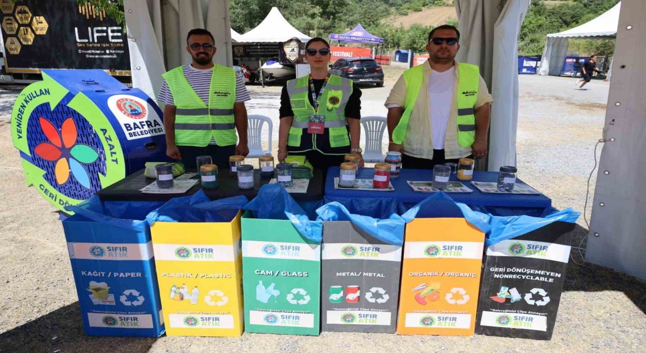 KapıkayaFestte 4 günde 7 ton atık toplandı