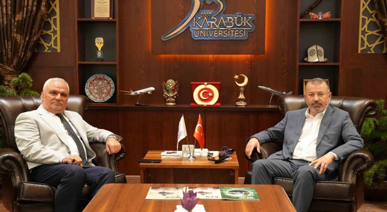 Karabük İl Müftüsü Erhundan Rektör Kırışıka ziyaret