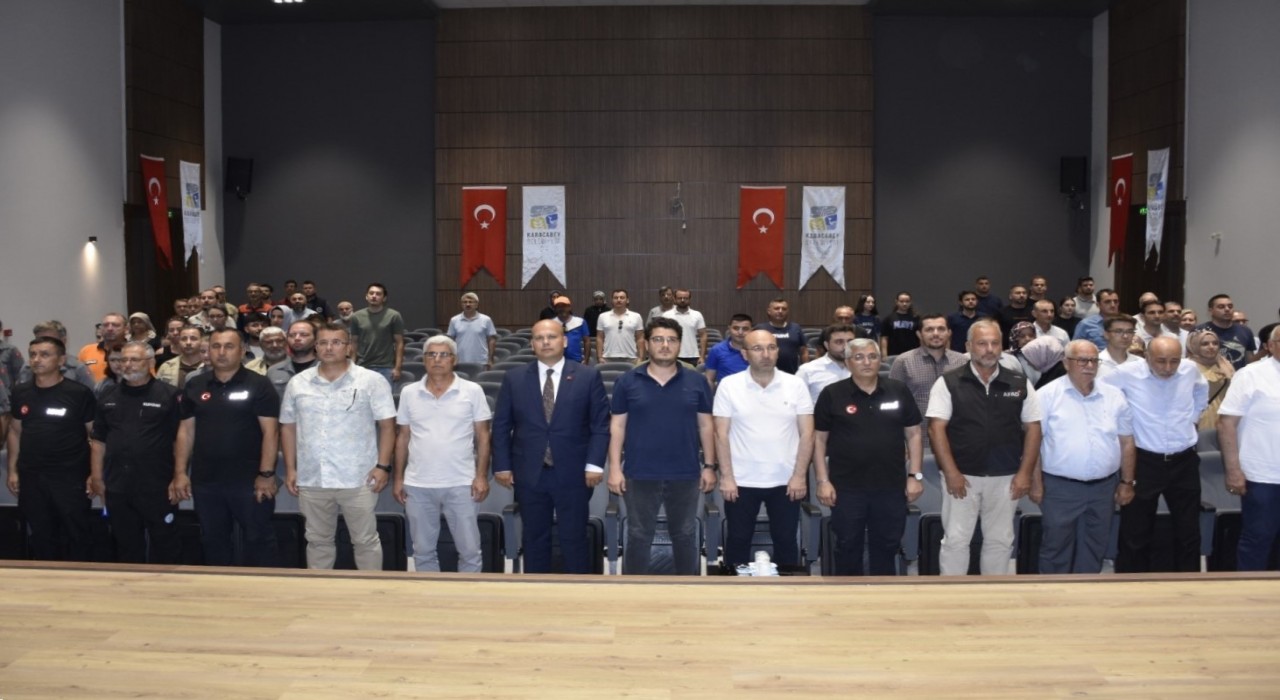 Karacabeyde depreme karşı bilinçlenme hamlesi