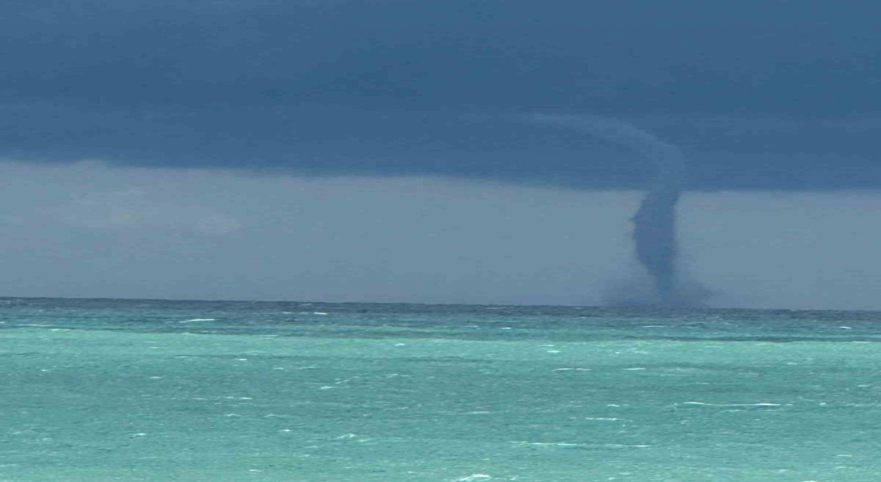 Karadenizde oluşan hortum kamerada
