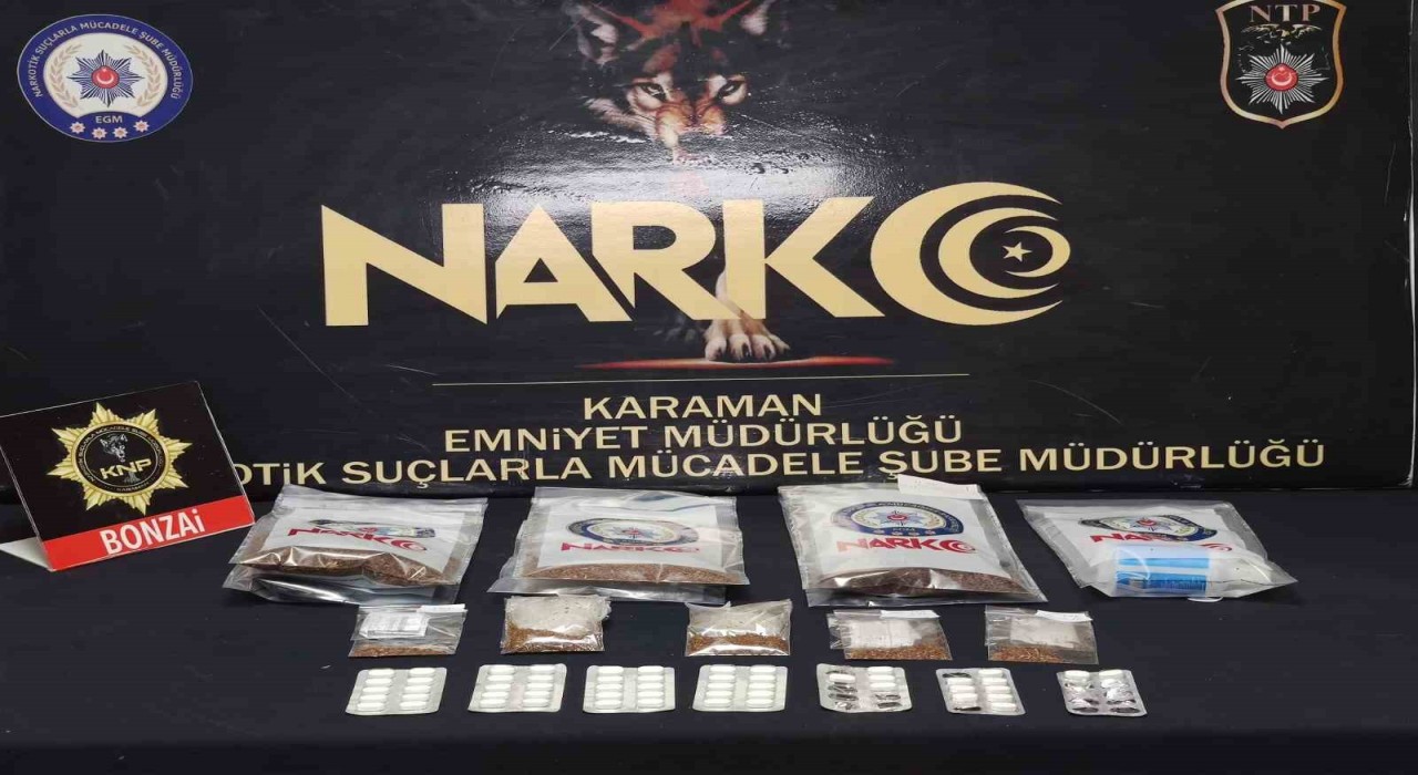 Karamanda uyuşturucu ele geçirilirken, 10 kişi tutuklandı