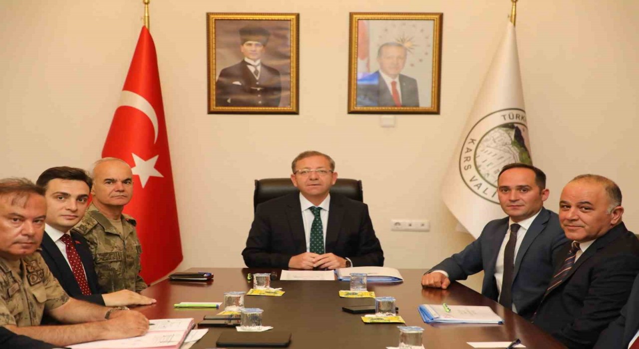 Karsta il güvenlik ve asayiş toplantısı düzenlendi