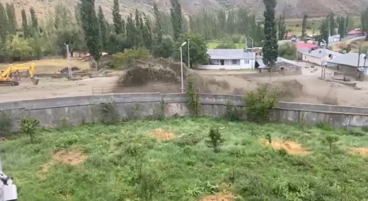 Karsta selin geliş anı kamerada