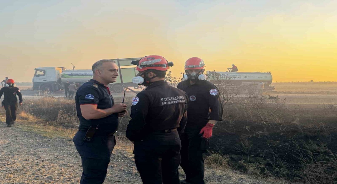 Kartal Belediyesinden Silivrideki orman yangını müdahalelerine destek