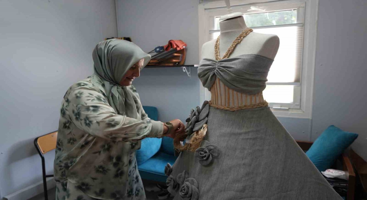 Kavurucu sıcaklarda kenevirden üretilen kıyafetlere yoğun ilgi