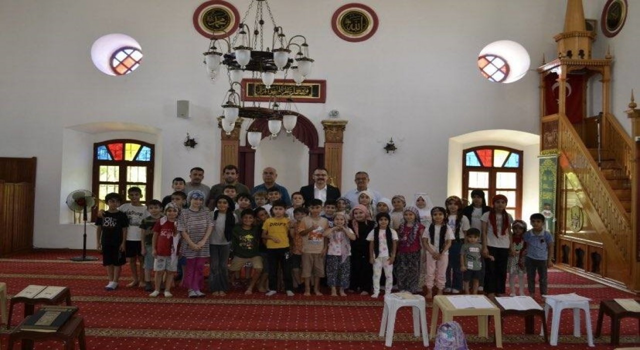 Kaymakam Ateş, Kuran Kursu öğrencileri ile bir araya geldi