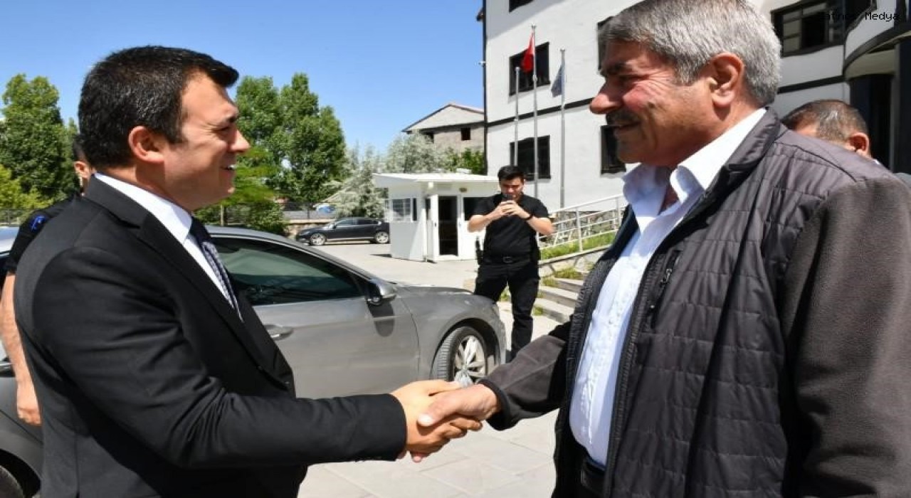 Kaymakam Burak Dertlioğlundan  iade-i ziyaret