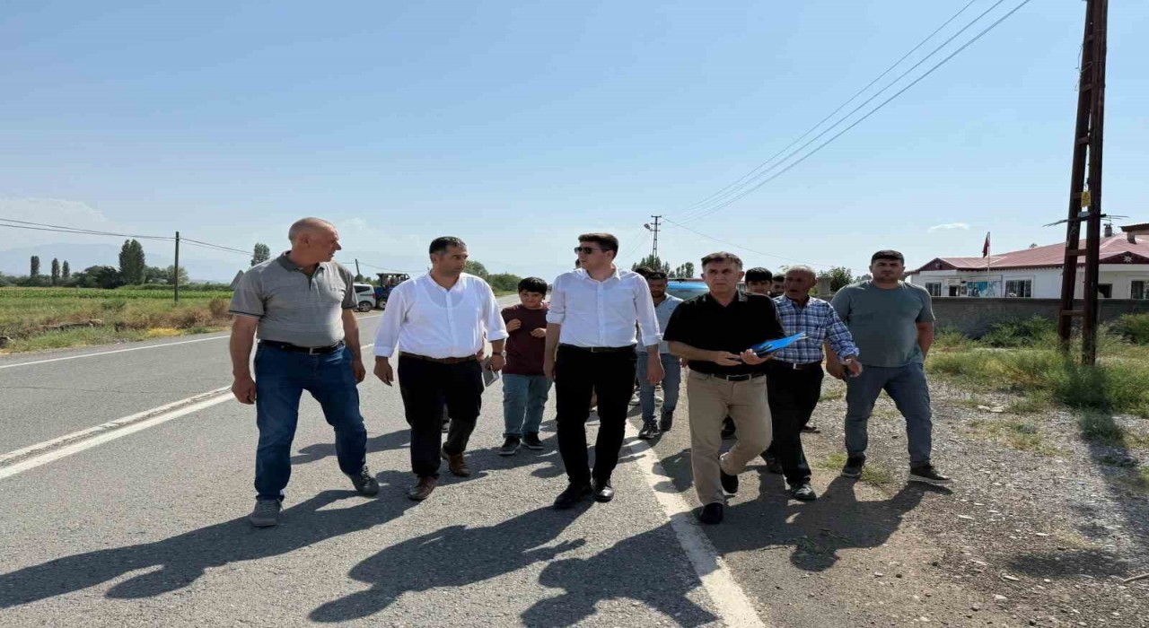 Kaymakam Erdoğandan köy ziyareti