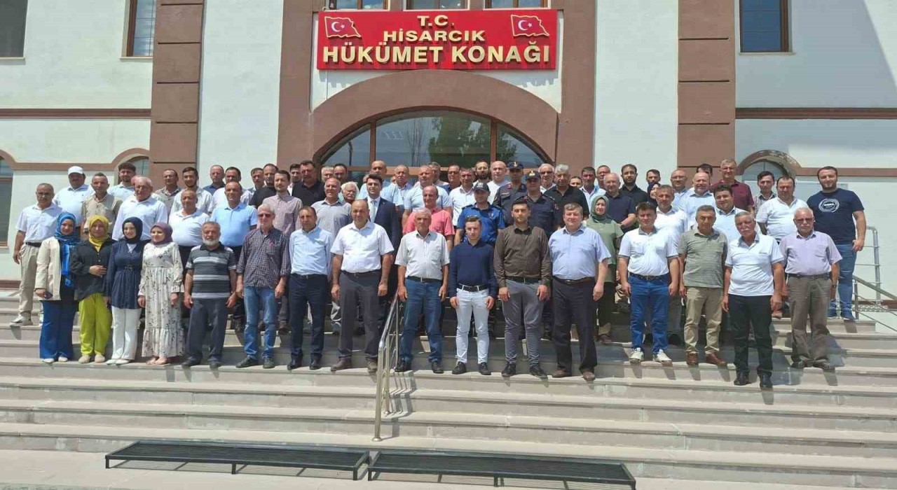 Kaymakam Muhammet Samet Bahar Hisarcıka veda etti