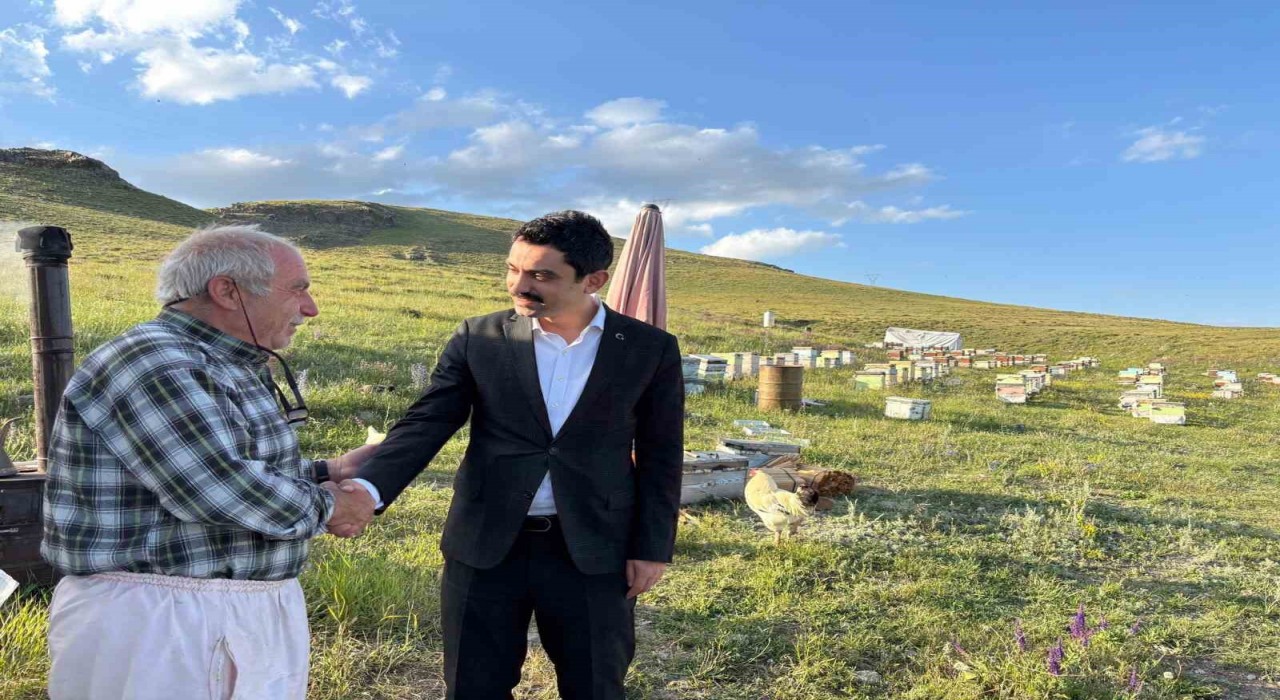 Kaymakam Tutaldan arıcıya ziyaret
