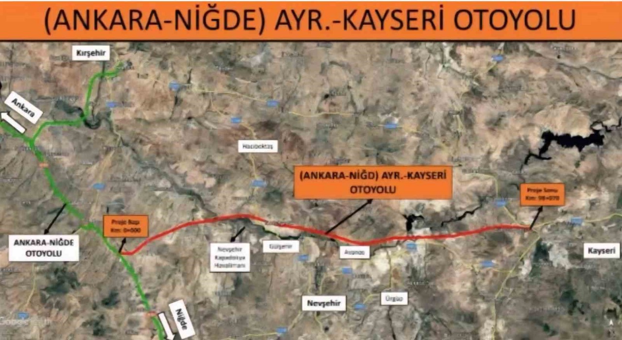 Kayseri otoyolunu Elitaş duyurdu