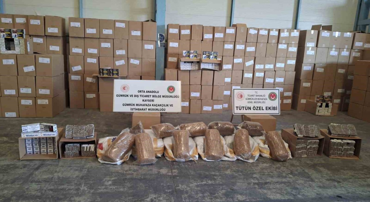 Kayseride 2 milyon TLlik kaçak ürün yakalandı