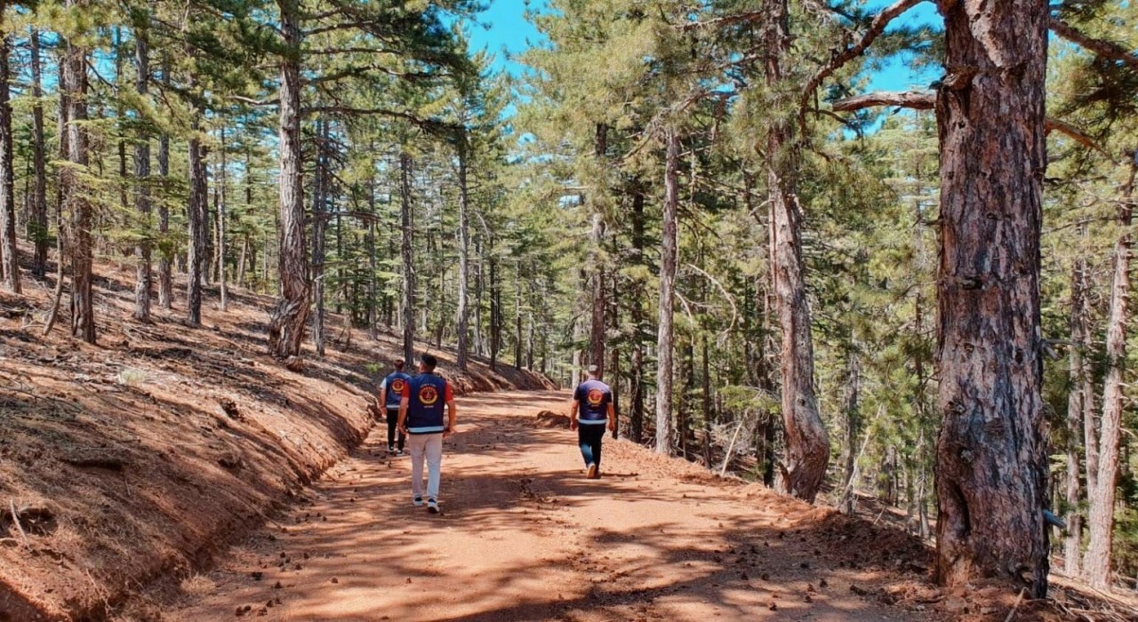 Kayseride ormanlar jandarma tarafından korunuyor
