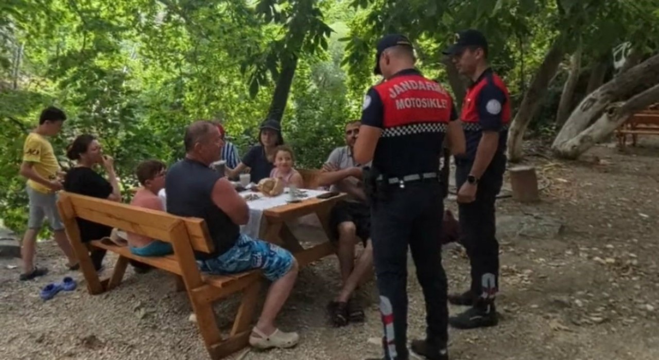 Kazdağlarında jandarmadan yangın denetimi