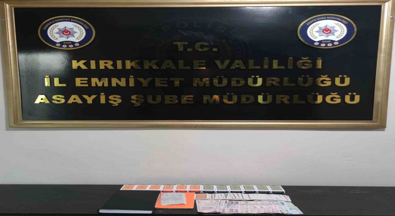 Kırıkkalede dernek çatısı altında kumar: 6 kişiye 55 bin lira ceza