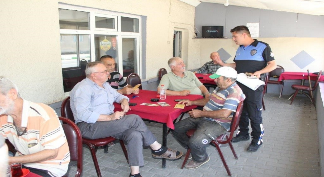 Kırklarelinde ekipler vatandaşları orman yangınlarına karşı bilgilendirildi