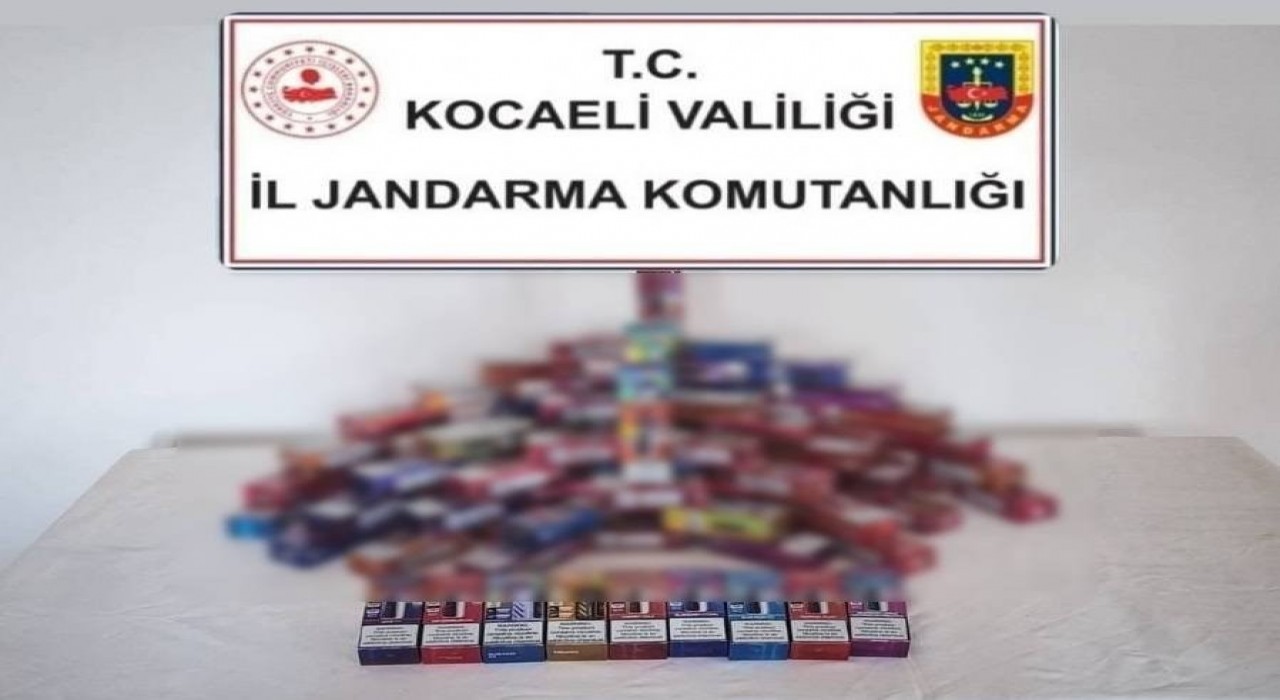 Kocaelide kaçak tütün operasyonu